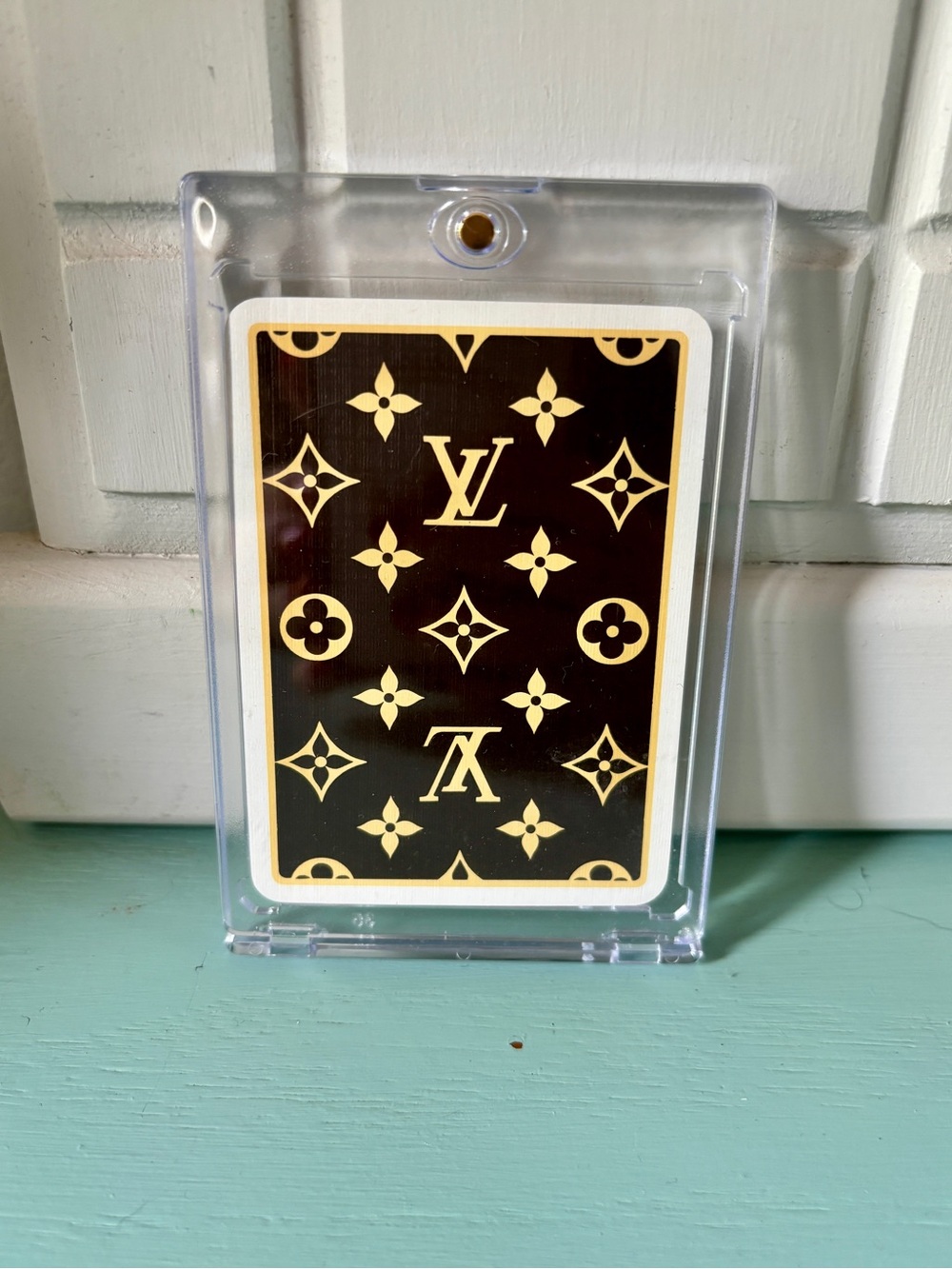 Vintage Louis Vuitton Monogram Playing Card ♦️ Ace of Diamonds
